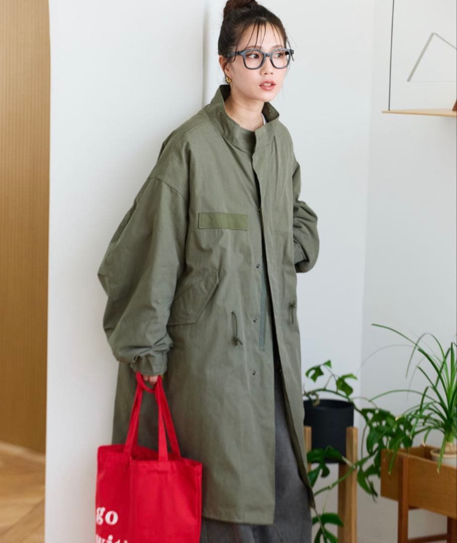 FREAK'S STORE 3WAY モッズコート(オリーブ)