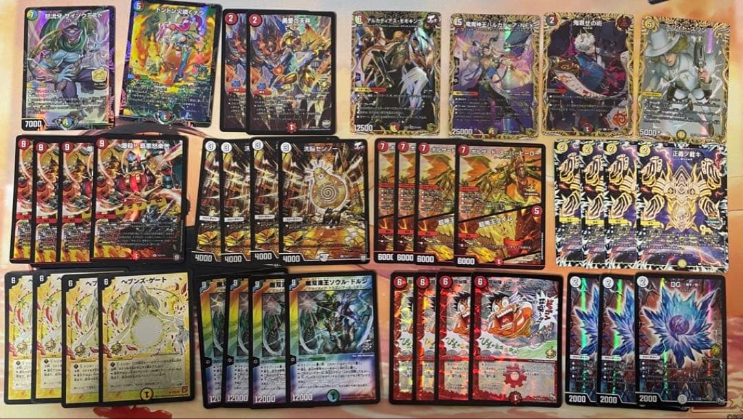 オ*ピ様 デュエマ引退品　デッキ8種＋α