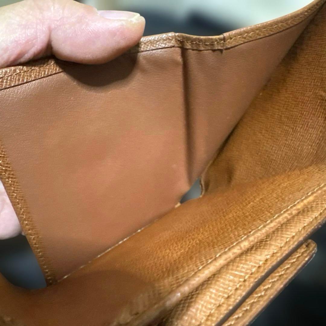 ⑦★在庫セール/良品♪モノグラム Wホック折財布