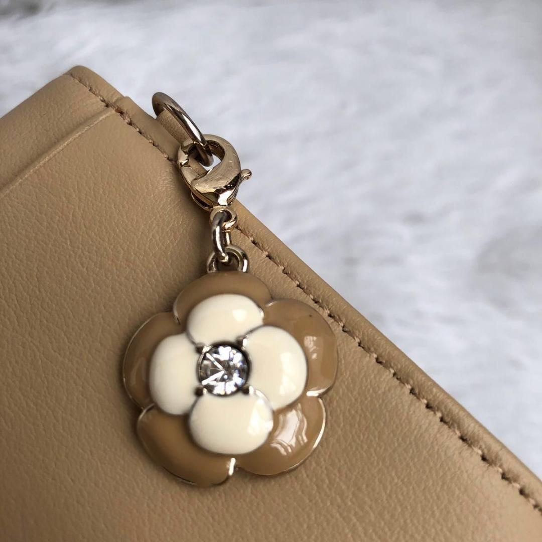財布 レディース 二つ折り CLATHAS クレイサス 本革 レザー ワッフル