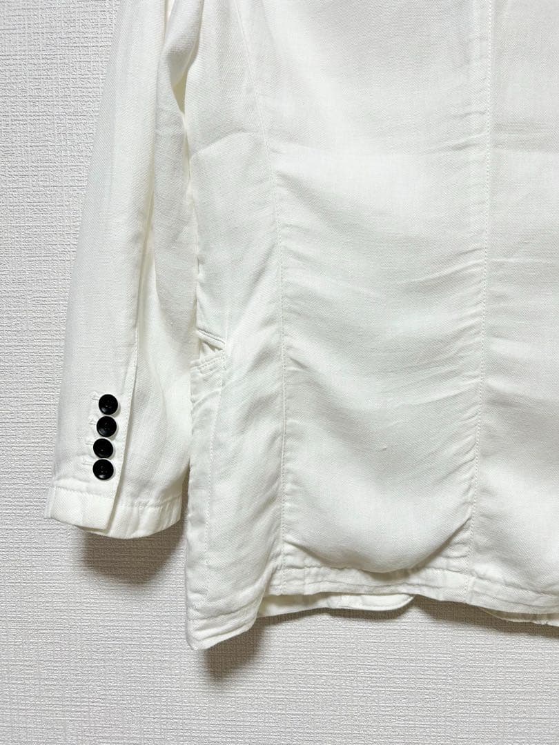 美品 ARMANI COLLEZIONI リネン テーラードジャケット