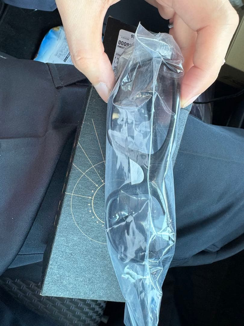 新品未使用　oakley straight jacket IO着用