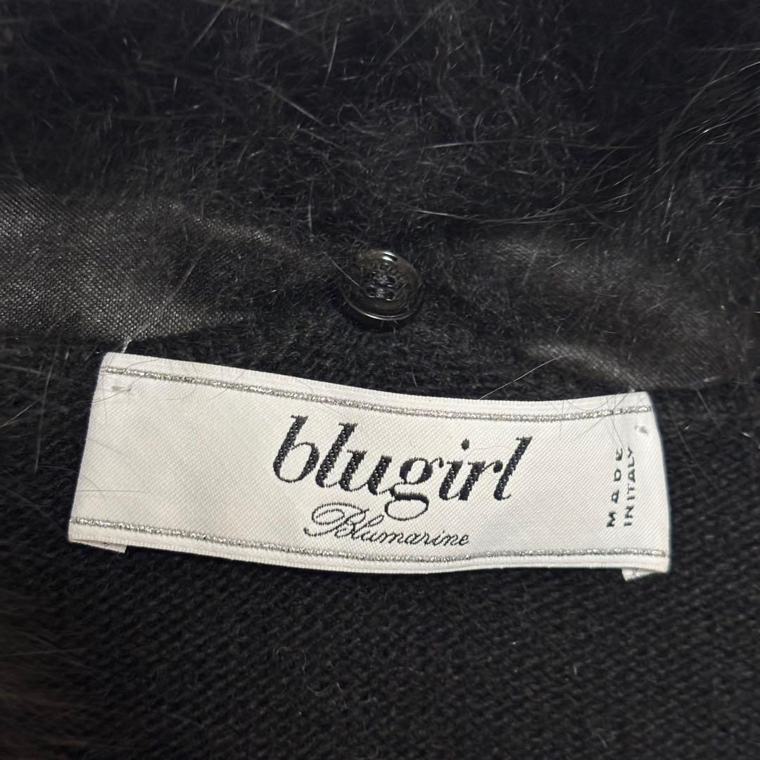 blugirl ブルーガール　ファー付きカーディガン　カーディガン　リアルファー