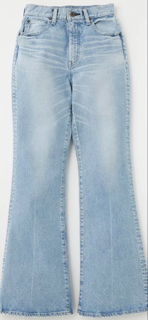MOUSSY MVS L/BLU FLARE フレアパンツ　新品未使用