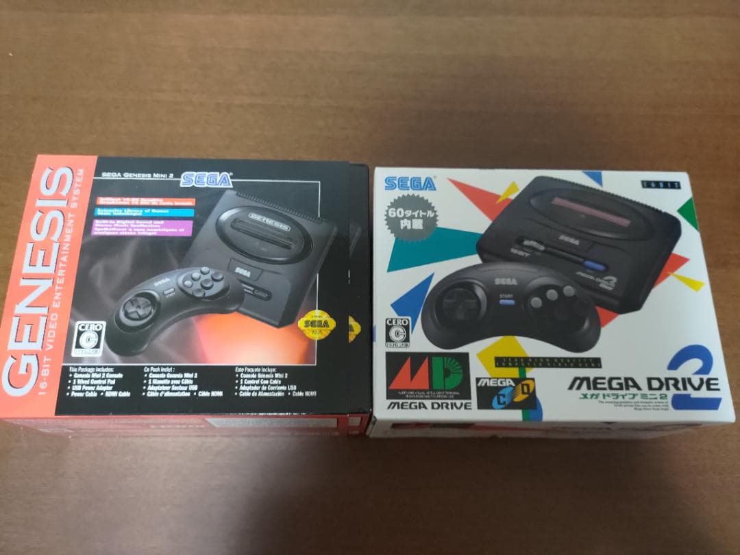 メガドラミニ + メガドラミニ２ + 周辺機器