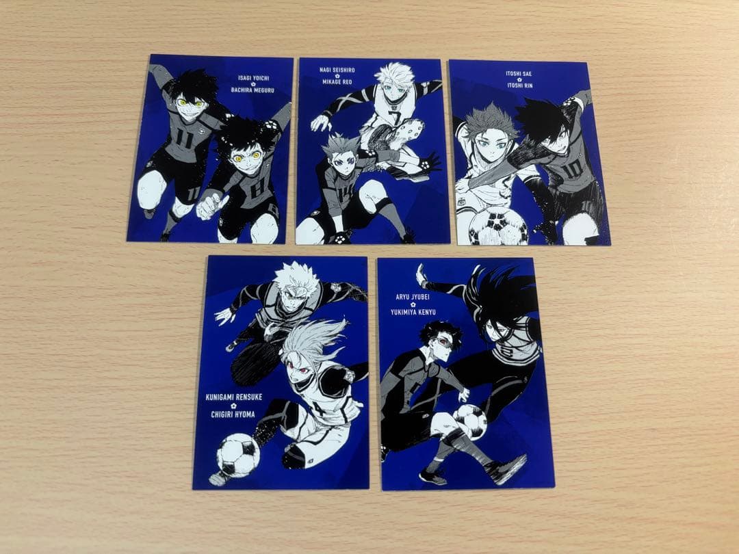 ブルーロック イラストカード 丸善ジュンク堂書店特典 5点セット