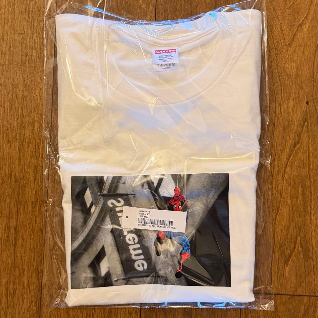 トップス 26SS Supreme Spider-Man Tee white XXL