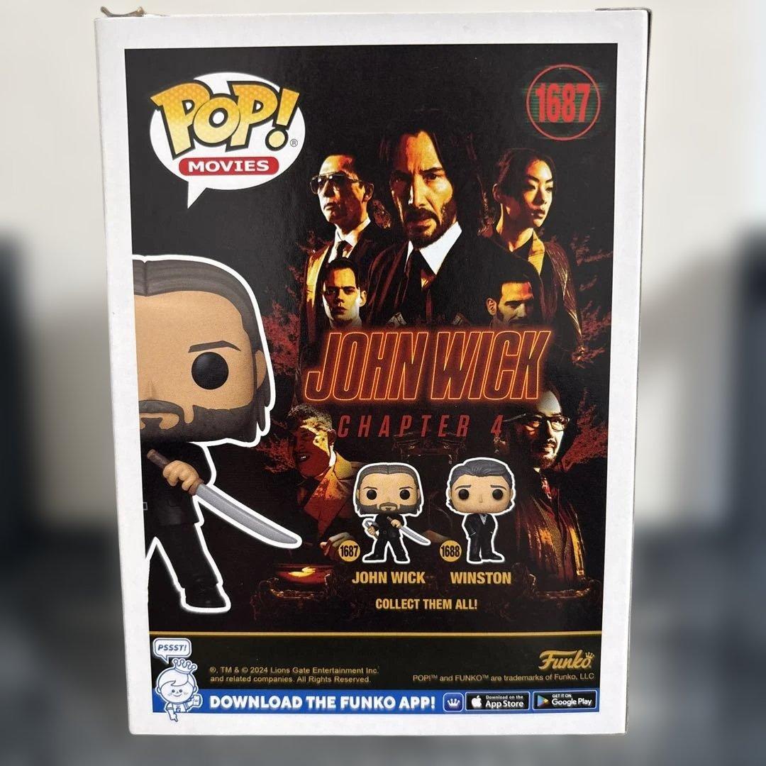 新品！！完売品！ファンコポップ ジョンウィック1687フィギュアキアヌ