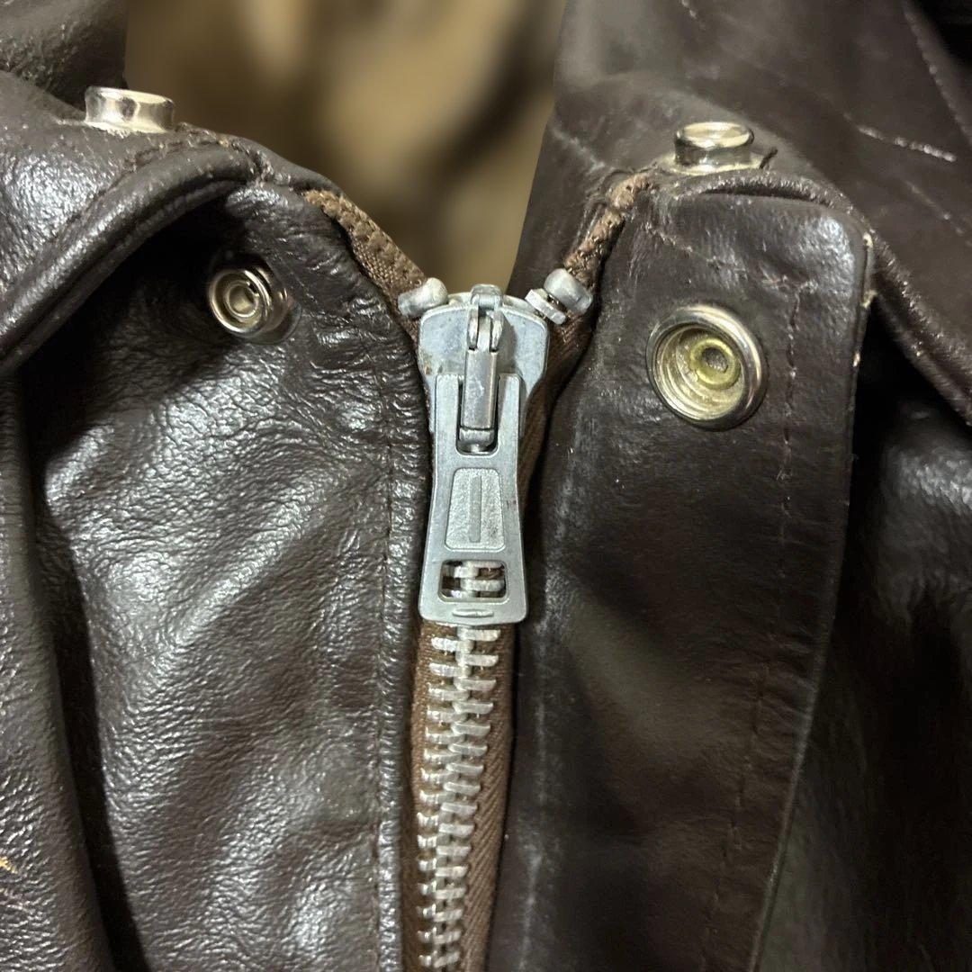 ヴィンテージシアーズSearsサイズ50REG A2 A-2本革レザージャケット