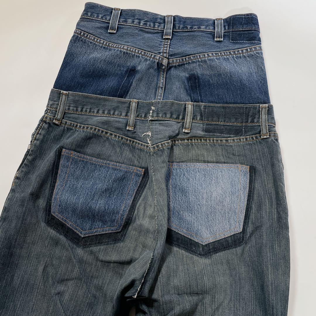 QUITO キイト W WAIST DENIM PT/ダブルウエストデニム　38