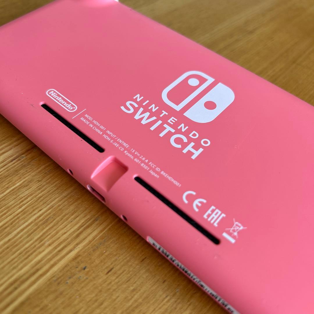 【操作難アリ】Nintendo Switch Lite コーラルピンク