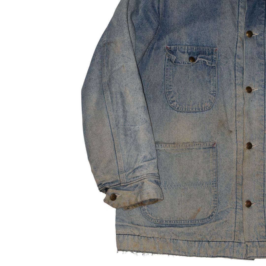 【スーパーフェード】70s Sears Work デニム カバーオール XL
