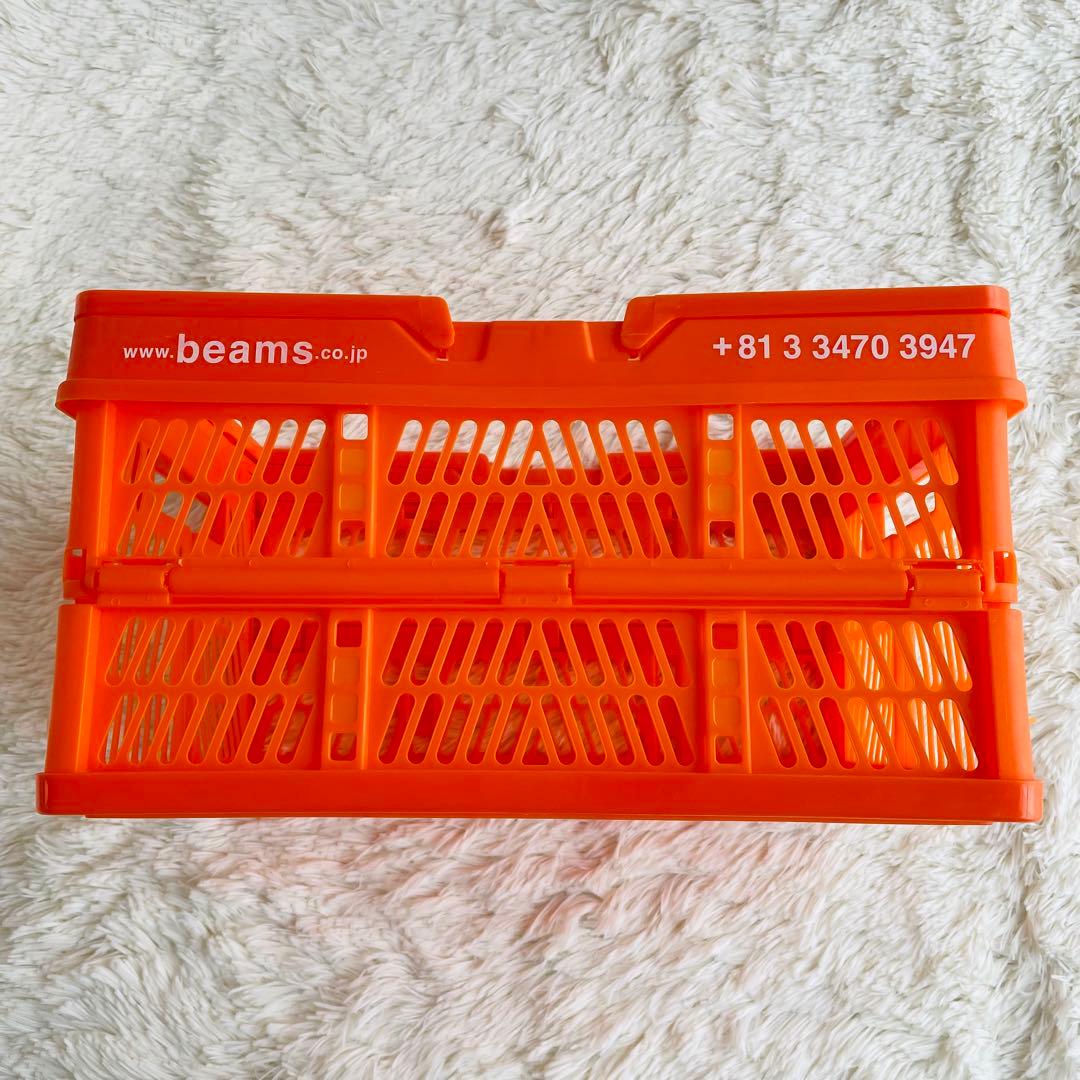 BEAMS ビームスオリジナル スタッチボックス オレンジ 2個セット コンテナ