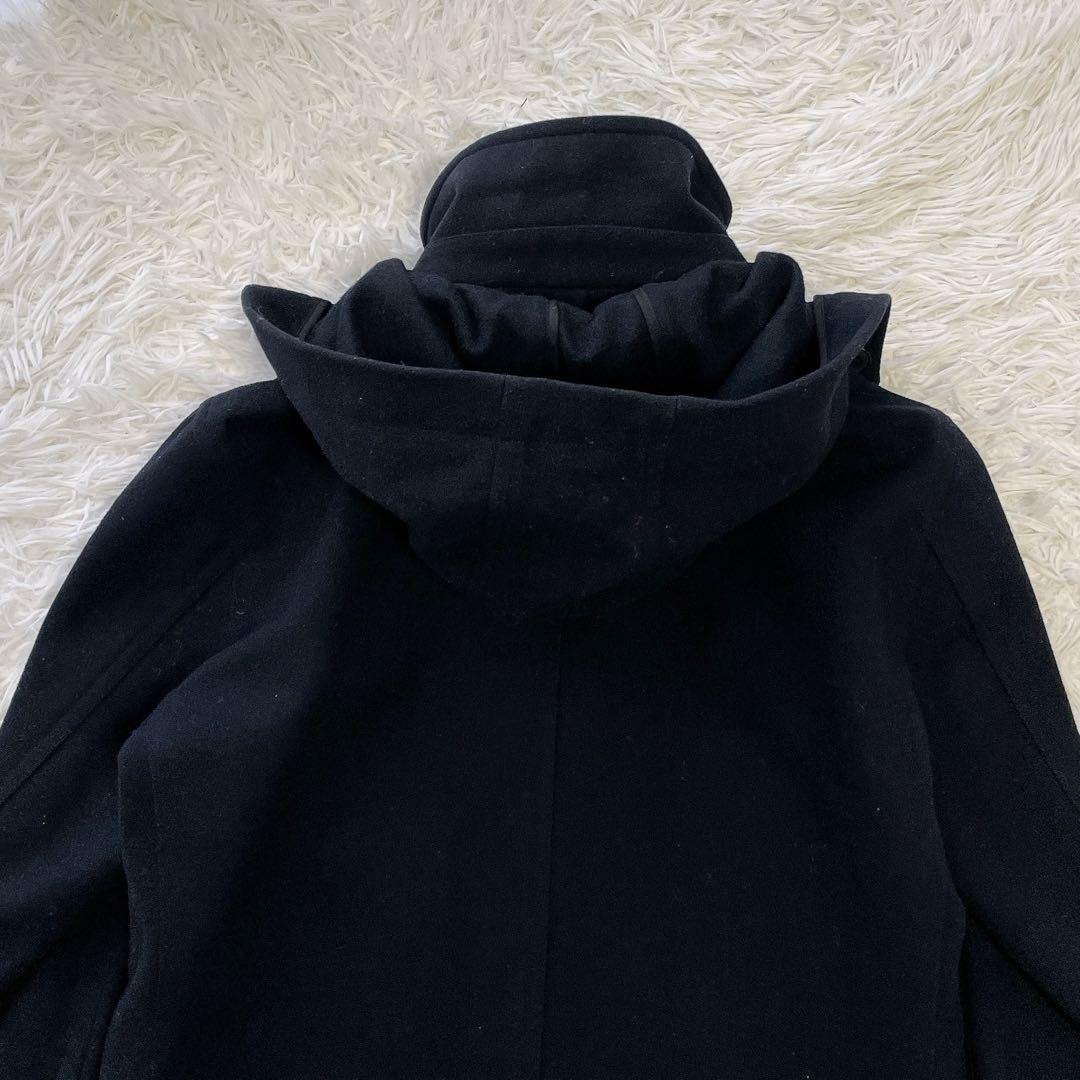 美品✨人気の50サイズ✨LACOSTE ラコステ ウールダッフルコート ブラック