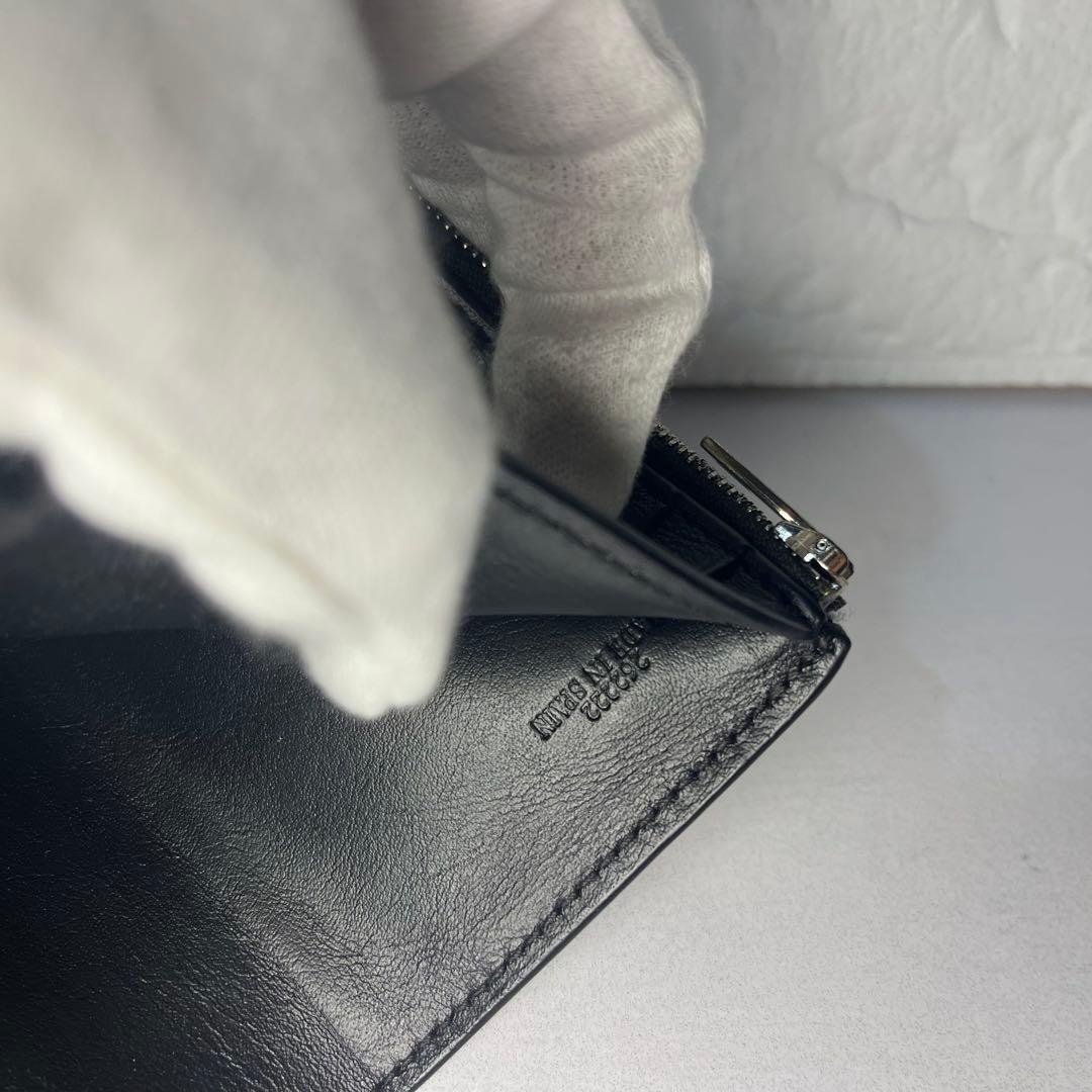 LOEWEロエベ 財布 アナグラム バーティカルウォレットスモール 三つ折り
