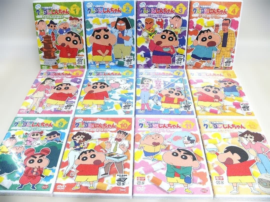 未開封　クレヨンしんちゃんTV傑作選 第10期全12巻