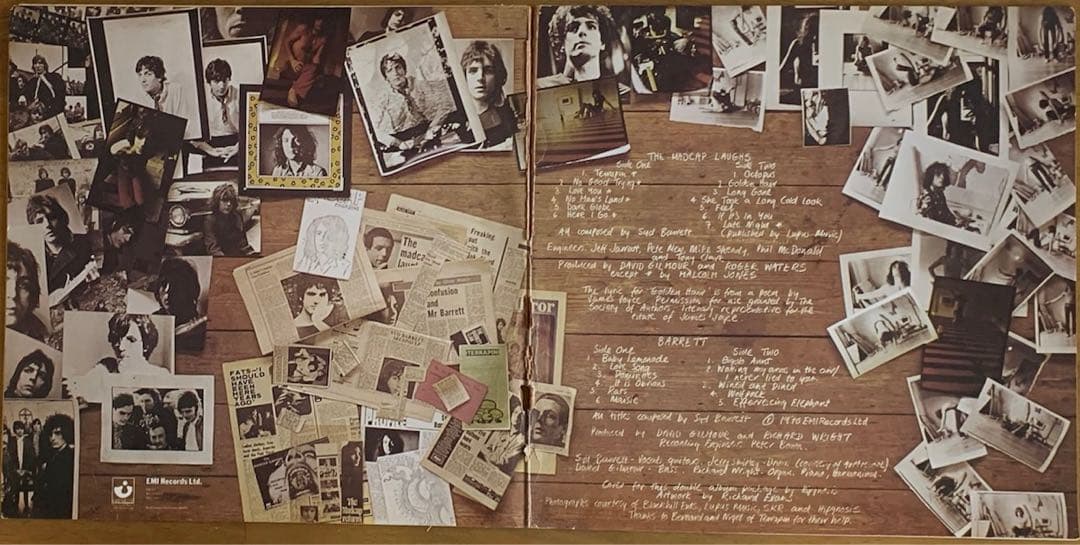 【中古LP】Syd Barrett - The Madcap 1974UK盤