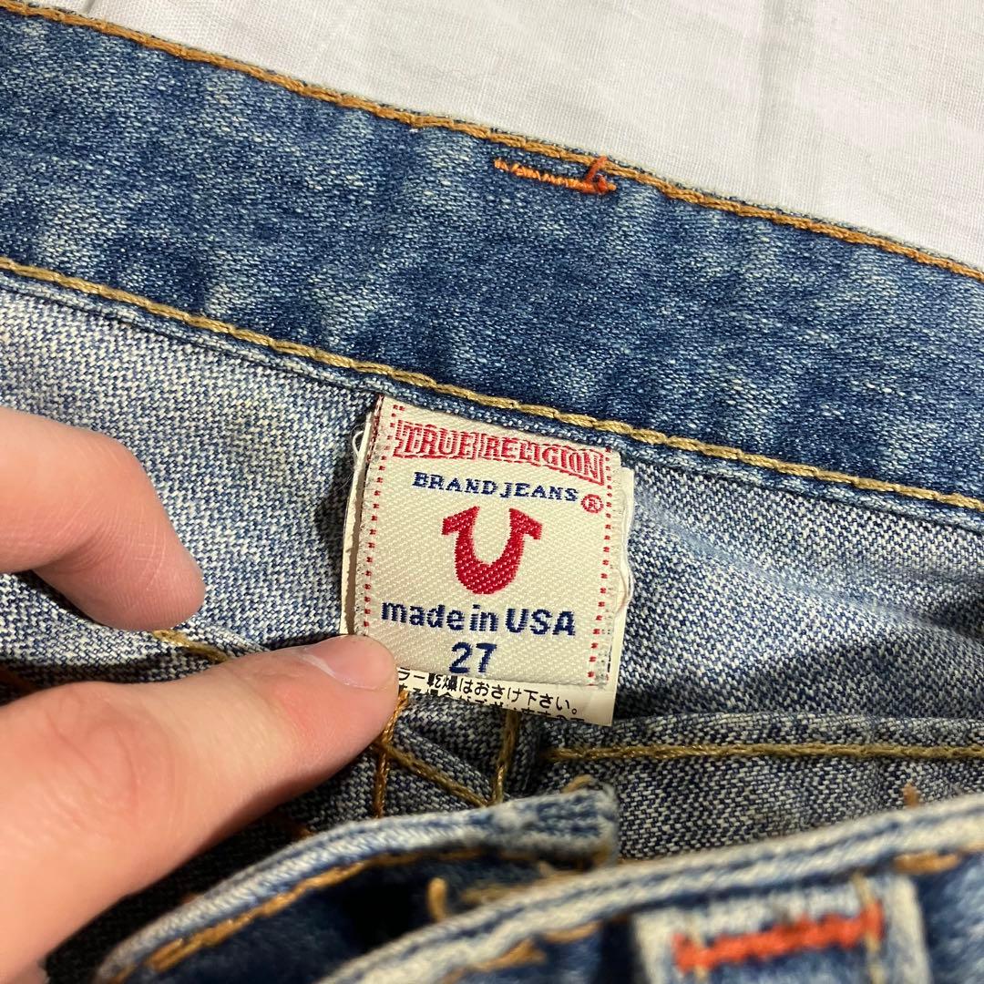 きっくTRUE RELIGION デニム デニム 27 ダメージ