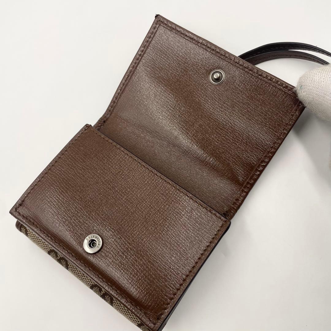 【限定•美品】グッチ×バレンシアガ コラボ　三つ折り財布 GGキャンバス×シティ