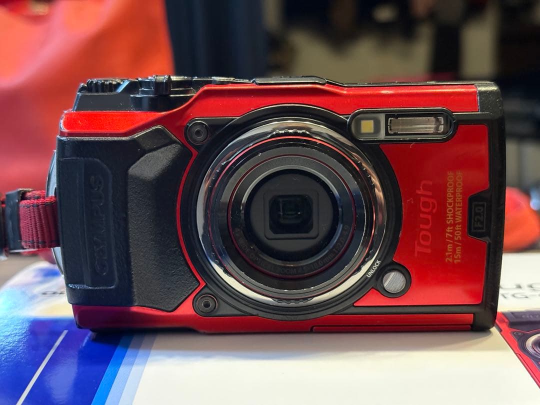 OLYMPUS Tough TG-6 レッド 本体と付属品