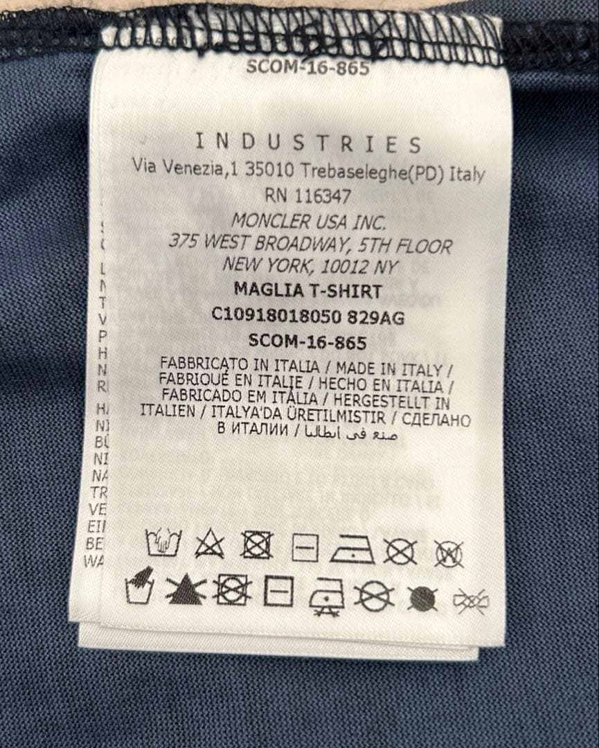 美品✨MONCLER 迷彩 Tシャツ XL カモフラ ロゴ 正規品 モンクレール