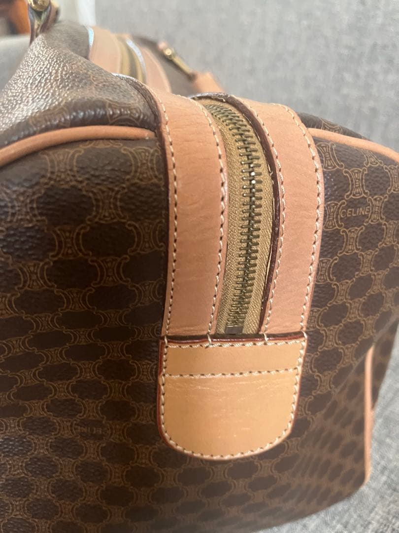 CELINE セリーヌ マカダム柄 ボストンバッグ