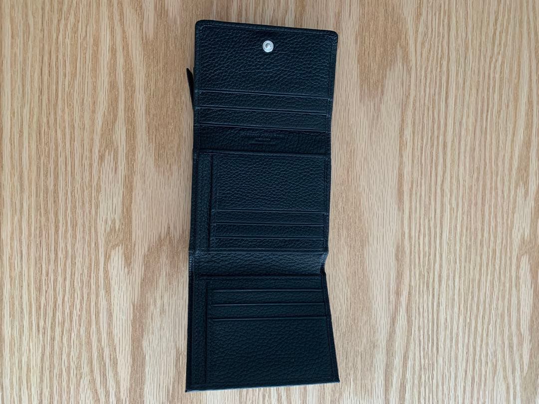 GIANNI CHIARINI 黒 三つ折り財布