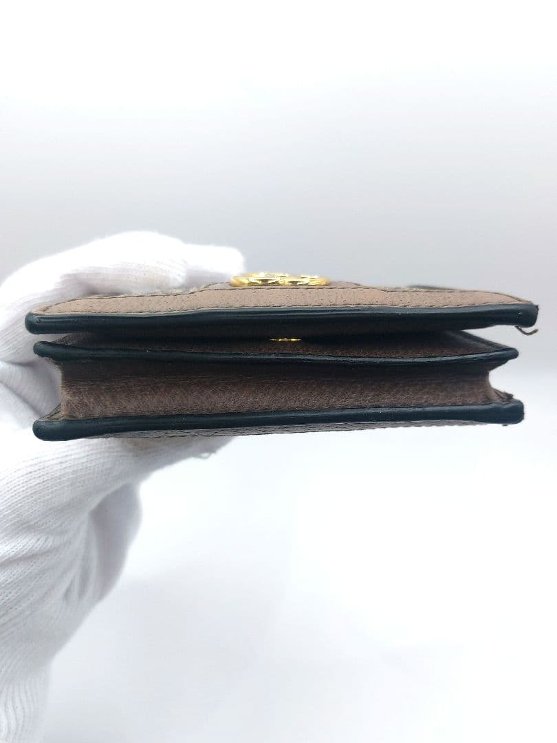 グッチ GUCCI 折り財布 オフィディア シェリーライン マーモント GG