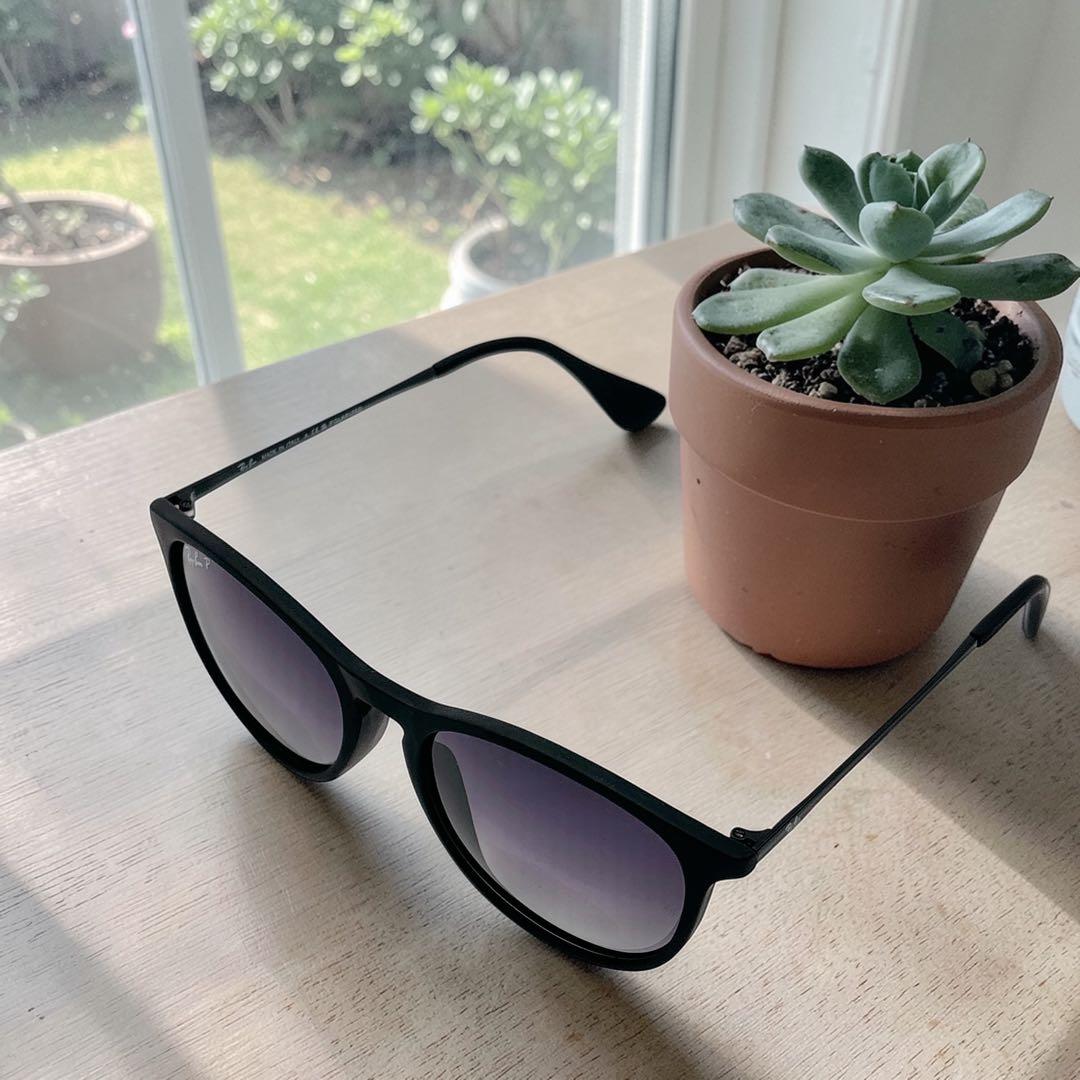 美品 Ray-Ban ERIKA RB4171 偏光レンズ ブラック ケース付