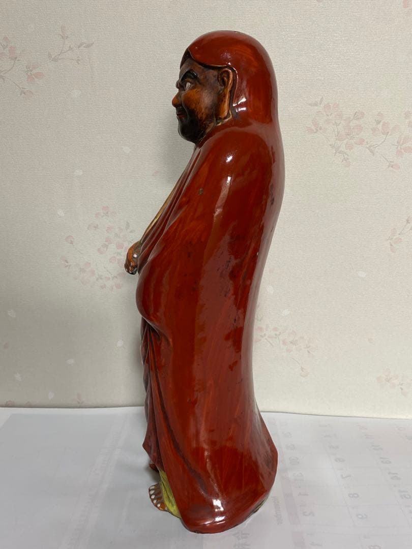♦️達磨大師 置物 飾り 明治時代 開運 縁起物 古玩 古美術品 骨董品