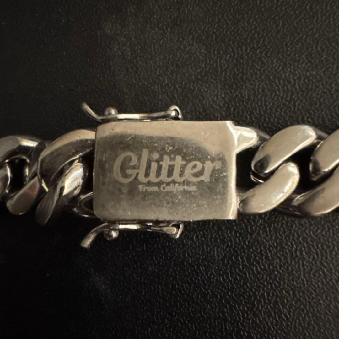 Glitter チェーンネックレス ブリンブリン ジルコニア グリッター