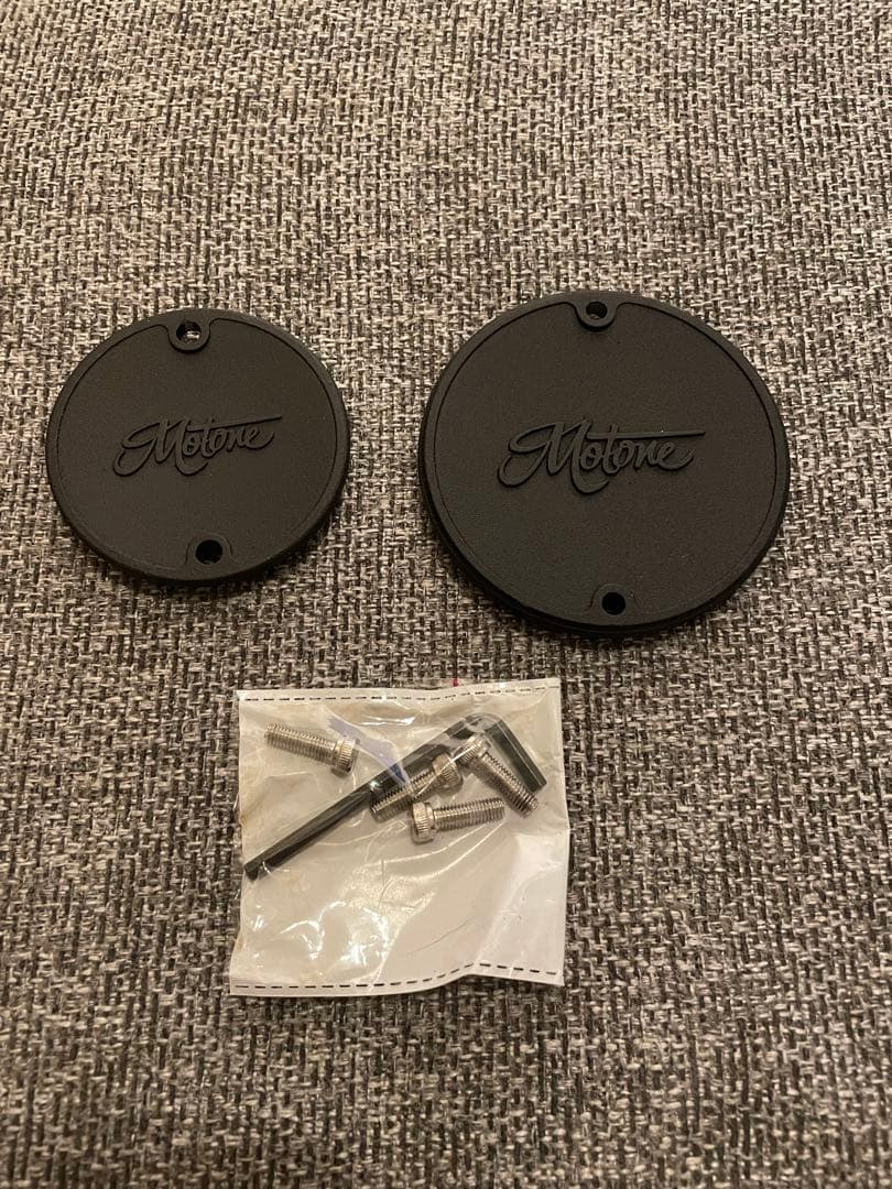 Motone クラッチバッジ&ポイントカバー　シルバー　トライアンフ