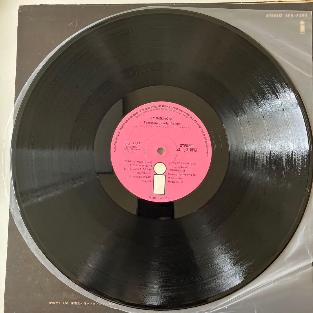 国内盤 Fotheringay featuring Sandy Denny LP