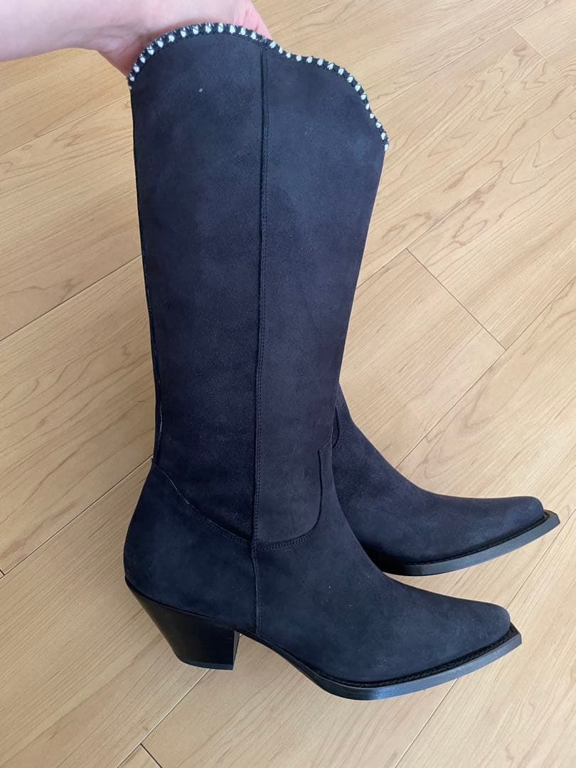 【極美品】Ermanno Scervino スエード ロングブーツ イタリア製