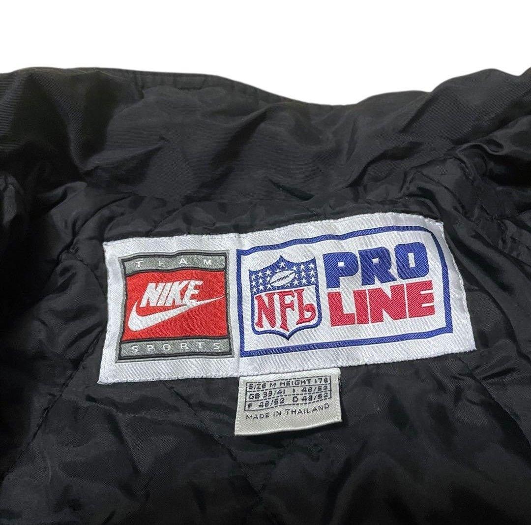NIKEナイキNFLスティーラーズ中綿ジャケット90s刺繍ヴィンテージ