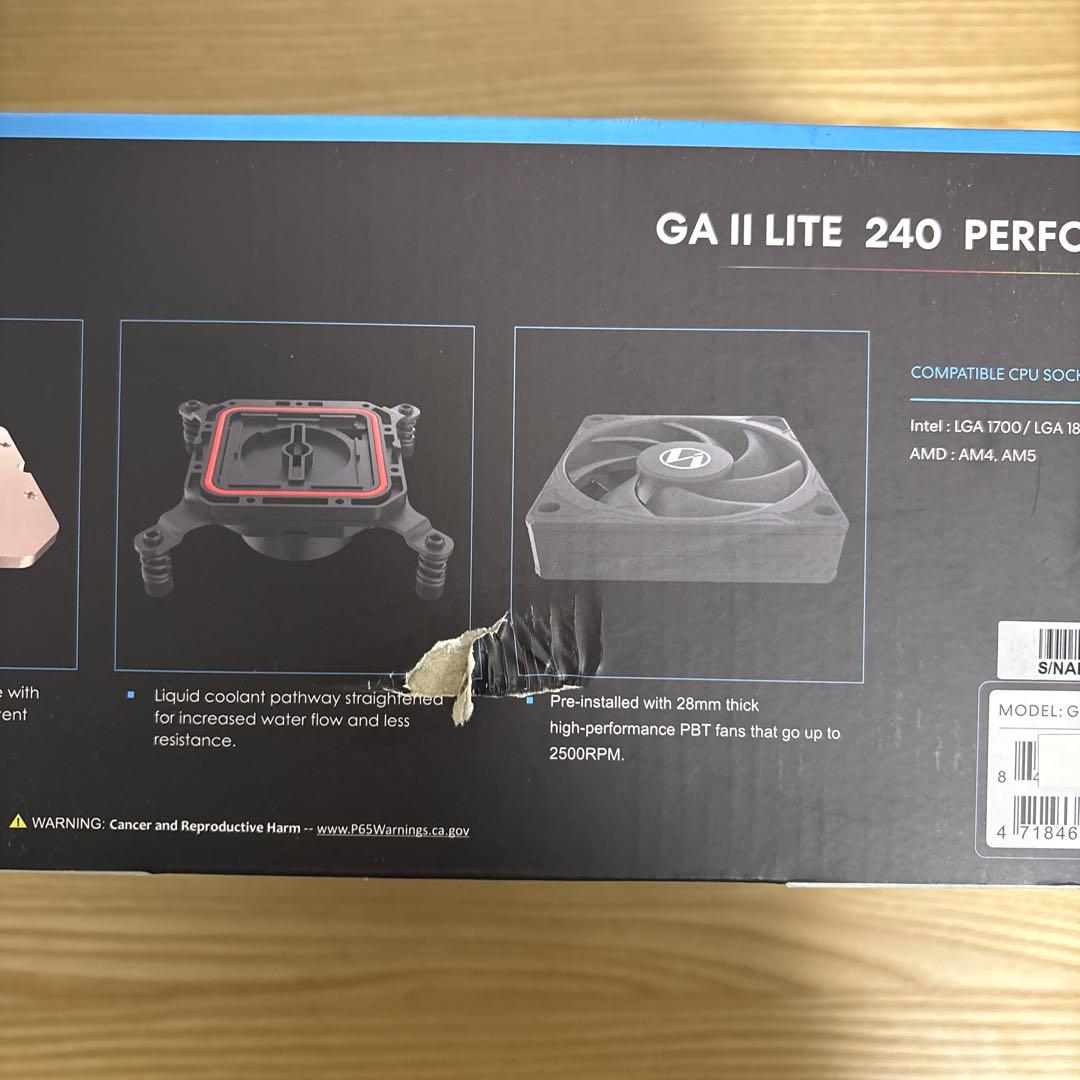 Lian Li GA II LITE 240 PERFORMANCE水冷クーラー