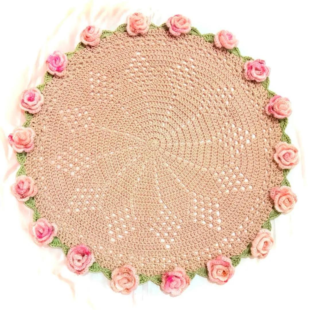 【週末値引き】花束ブランケット ꕤ︎︎ グラデーションローズ