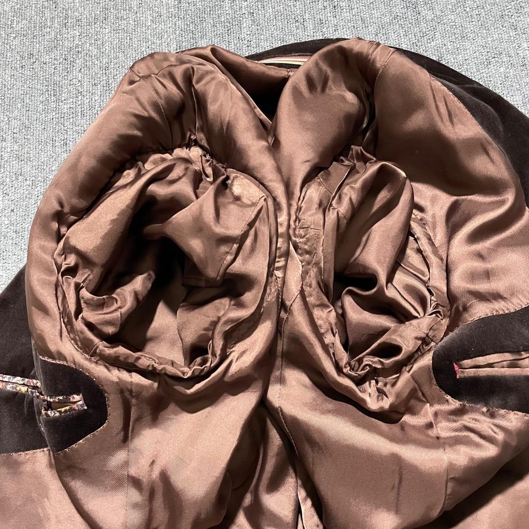 【yutasera】Paul Smithベロアテーラードジャケットブラウン