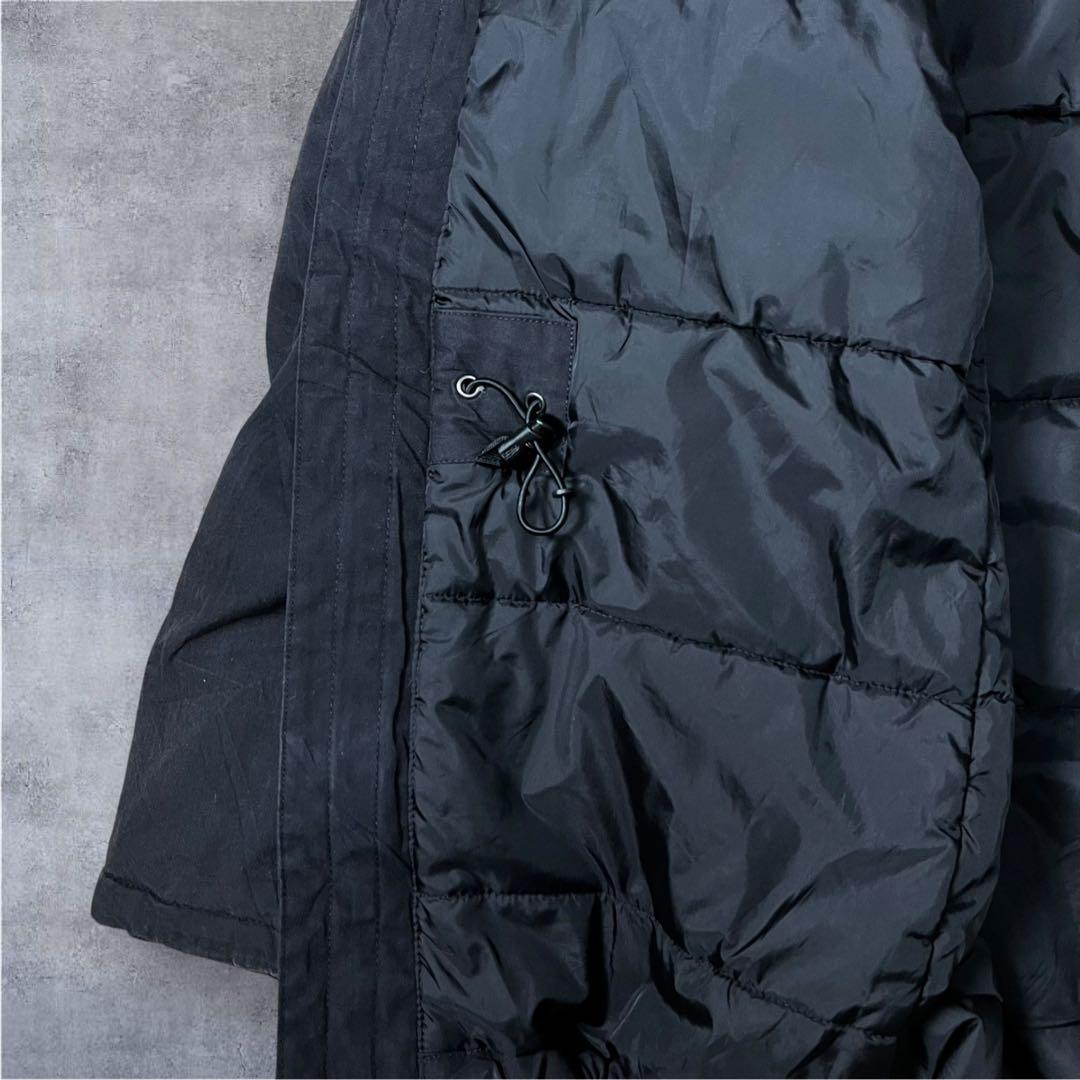 Carhartt Trapper Parkaファー取外裏ボアJKブラックS革タグ