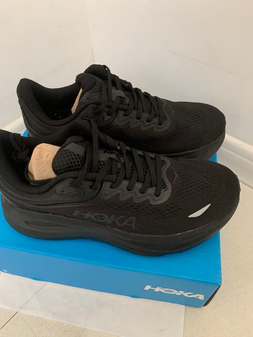 HOKA BONDI 9 ブラック 26.5cm ランニングシューズ 厚底