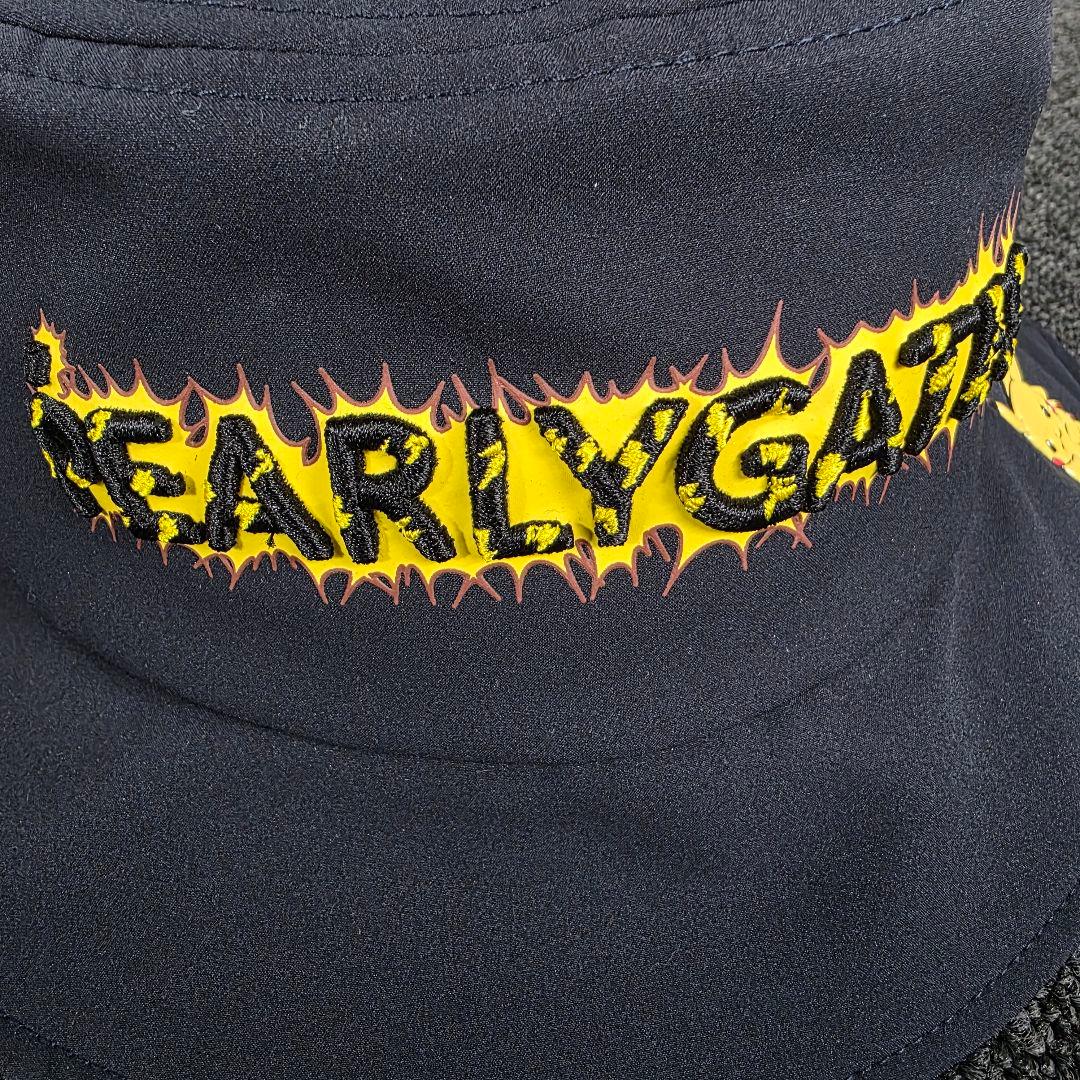 PEARLY GATES　ポケモン　コラボ　ハット　ピカチュウ　ブラック