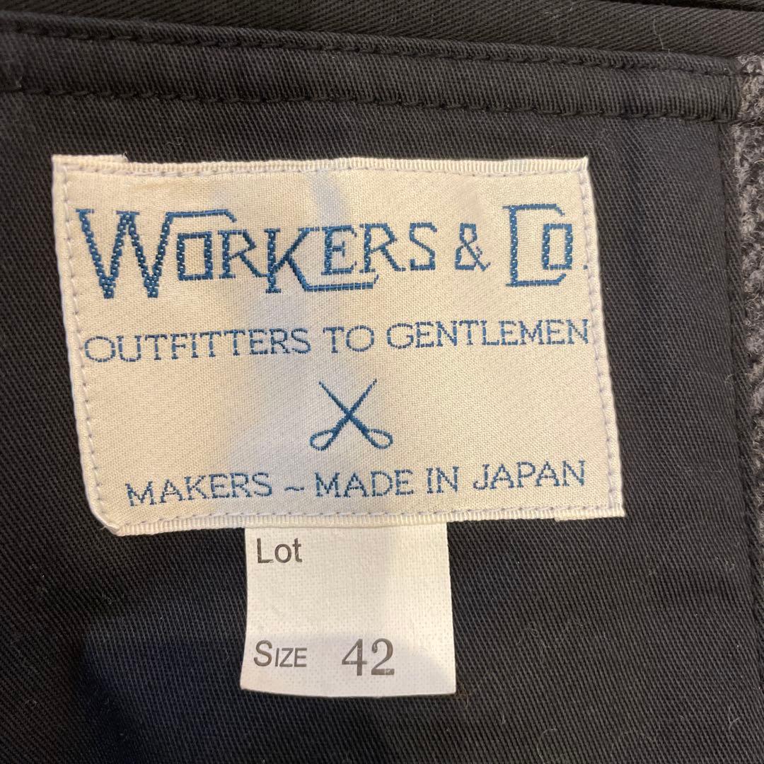 WORKERS クレオールジャケット ウールパターンツイード 42XL相当