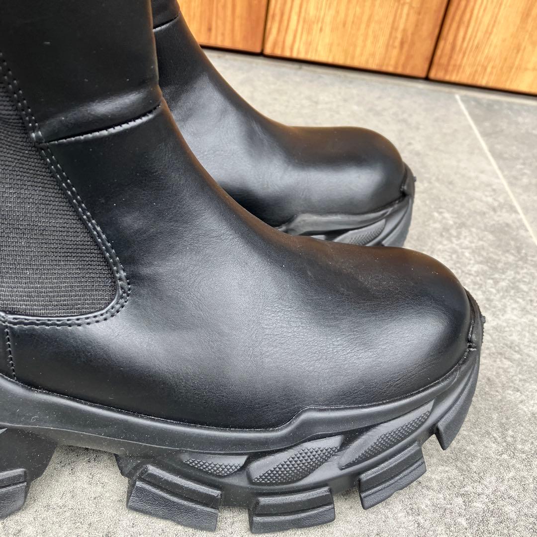 STUDIOUS ステュディオス　Track Sole Short Boots