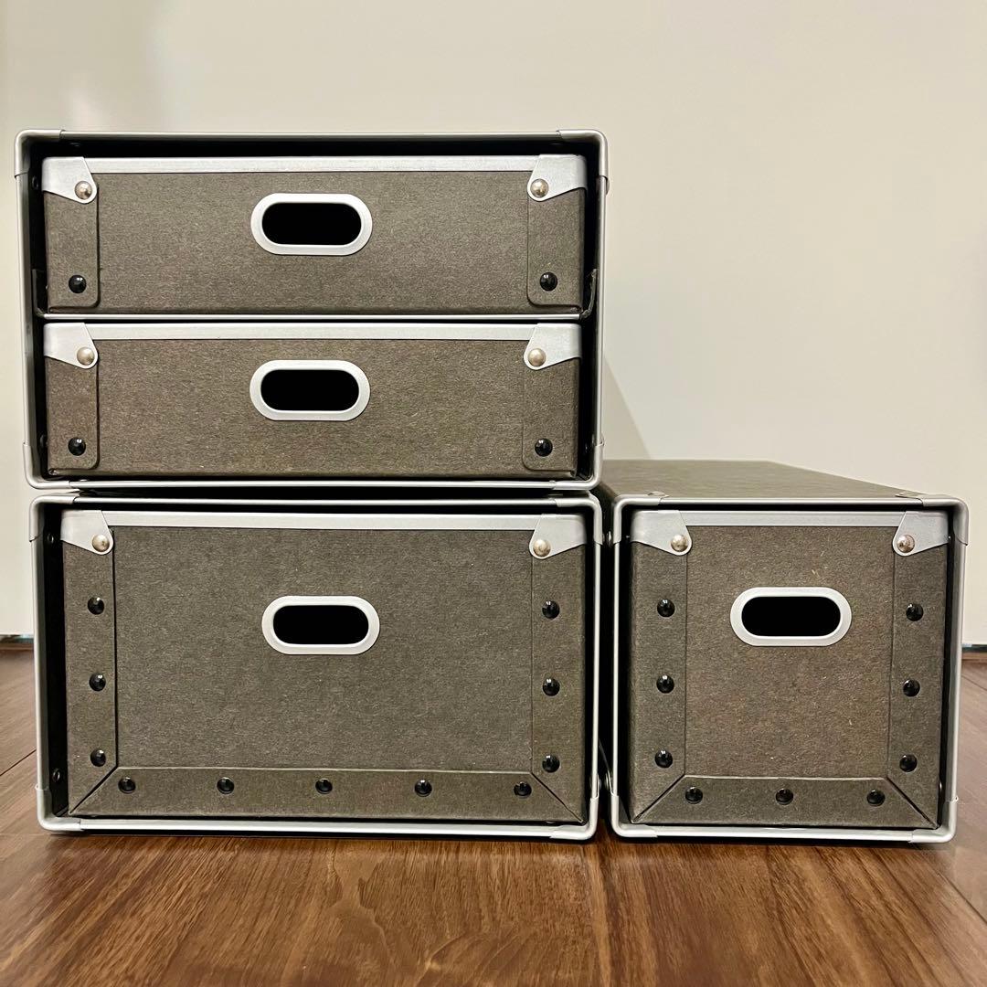 ★ユッキーノ★【廃盤品】無印良品 硬質パルプボックス 3点セット