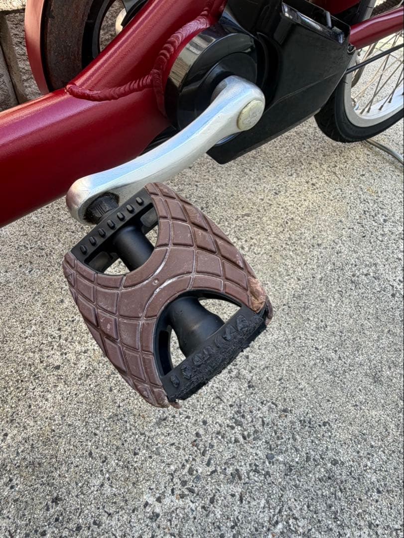 電動アシスト自転車 赤 BRIDGESTONE