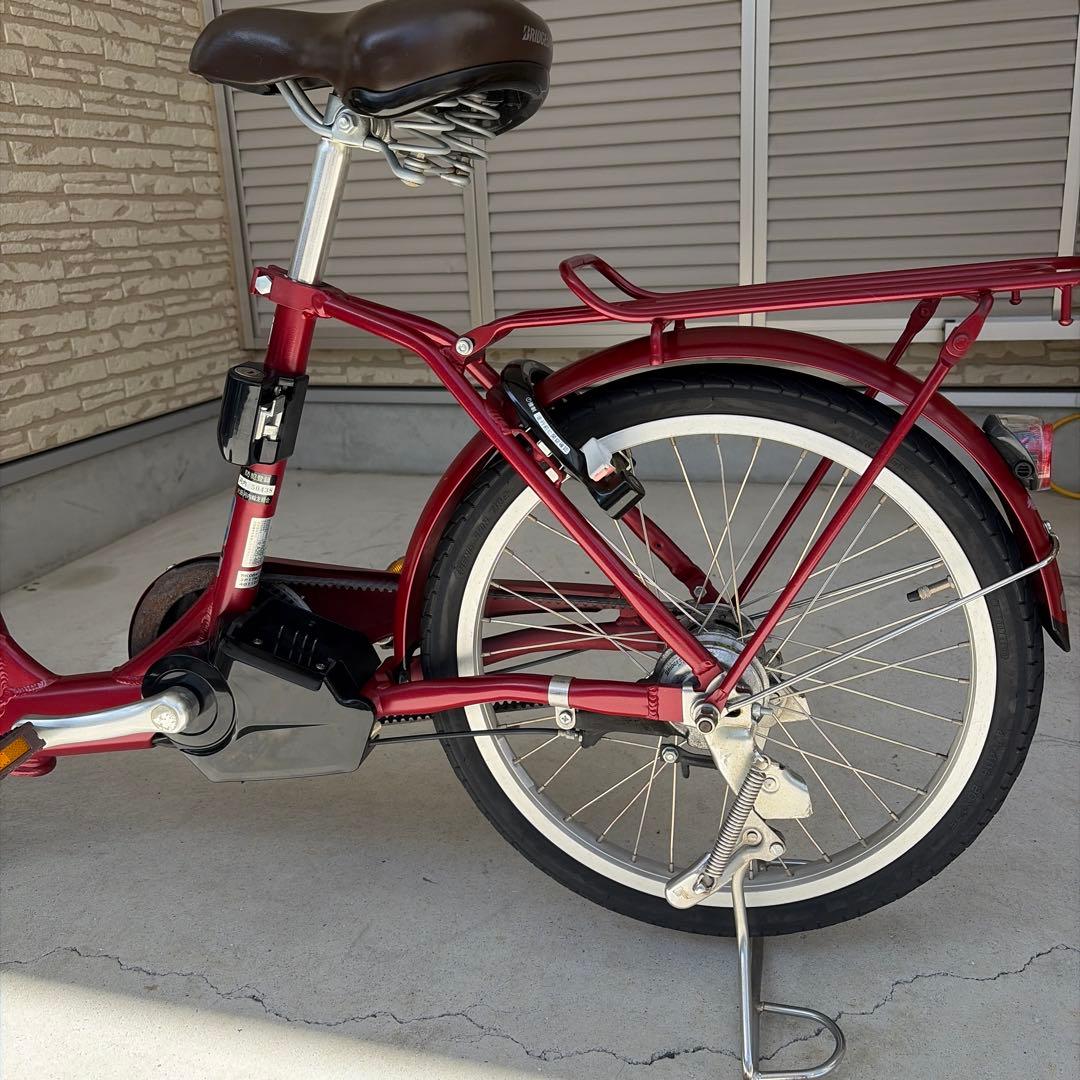 電動アシスト自転車 赤 BRIDGESTONE