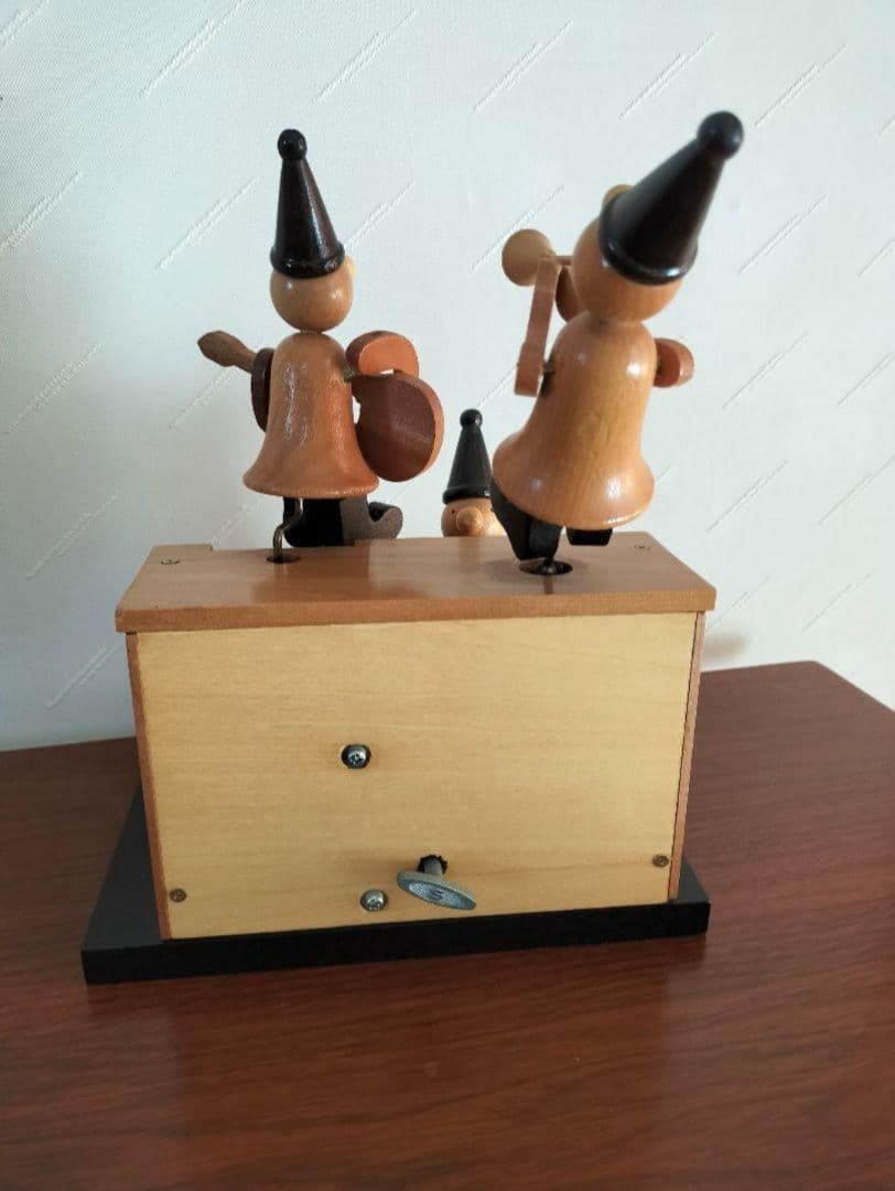 サンキョー からくり 木製オルゴール Musical Box