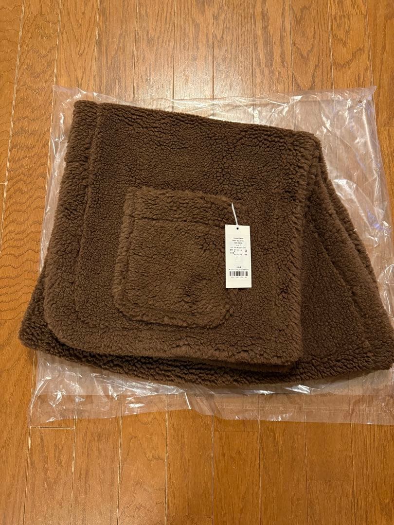 HAUNT ショートボアストール　ダークブラウン　【新品・タグ付き】