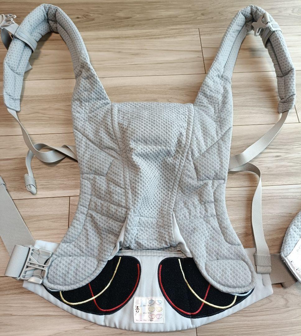 エルゴ　アダプト　ソフトフレックス　パールグレー 抱っこ紐 メッシュ　収納カバー
