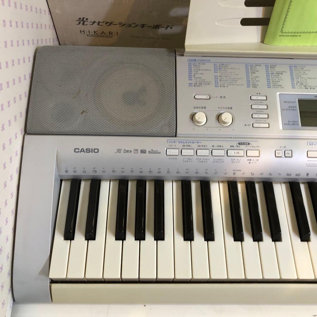 CASIO カシオ 電子 ピアノ キーボード LK-207 光ナビゲーション